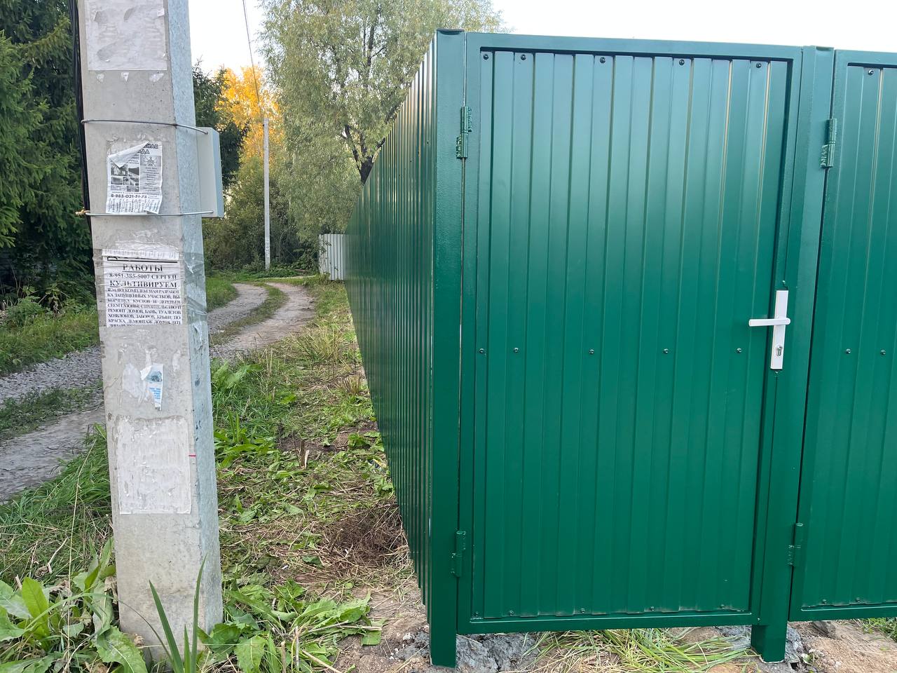 Изготовление и установка калиток и входных групп с разным заполнением в Новосибирске